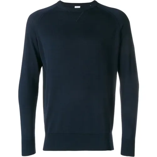 Dunkelblaues Baumwoll-Sweatshirt , Herren, Größe: XL - Aspesi - Modalova