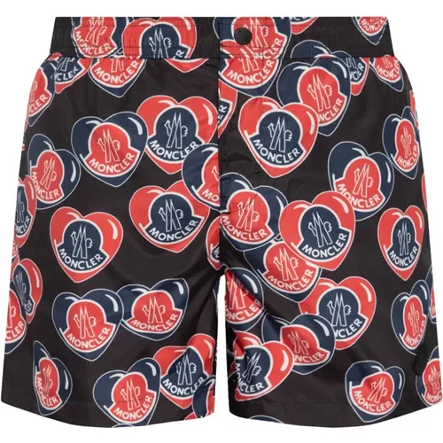 Badeshorts mit Logo Moncler - Moncler - Modalova