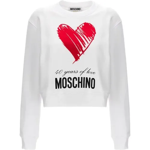 Sweatshirts , Damen, Größe: XS - Moschino - Modalova