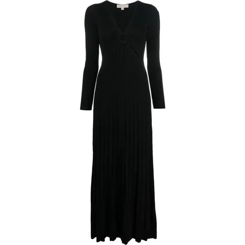 V-Neck Maxi Dress , female, Sizes: 2XS - Michael Kors - Modalova