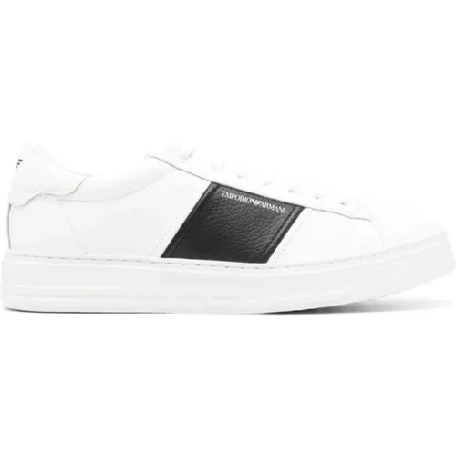 Weiße Sneakers Ss24 , Herren, Größe: 41 EU - Emporio Armani - Modalova