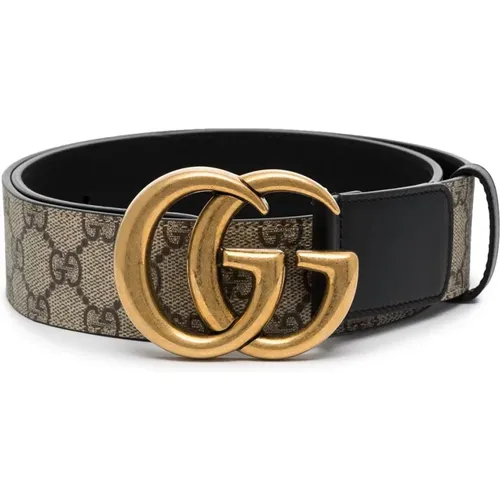 GG Supreme Marmont Belt , female, Sizes: 75 CM - Gucci - Modalova