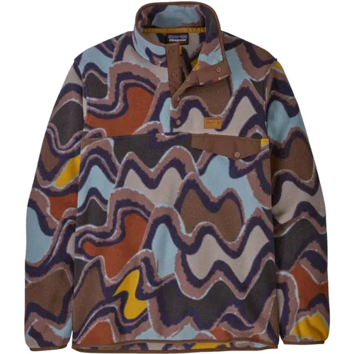 Leichter Synchilla Snap-T Fleece Pullover , Herren, Größe: M - Patagonia - Modalova