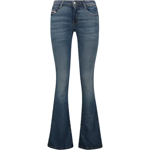 Bootcut Blaue Waschjeans 1969 , Damen, Größe: W27 L30 - Diesel - Modalova