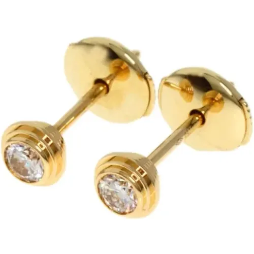 Pre-owned Jewellery, female, , Size: ONE SIZE Pre-owned Gold earrings - Cartier Vintage - Modalova