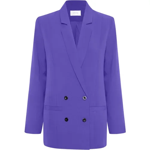 Vielseitiger Boxy Blazer , Damen, Größe: M - Gestuz - Modalova