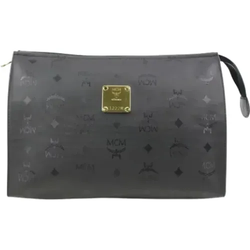 Pre-owned Clutches, female, , Size: ONE SIZE Pre-owned Vinyl clutches - MCM Pre-owned - Modalova