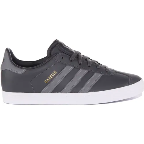 Grey Gazelle Youth Sneakers , female, Sizes: 5 2/3 UK, 5 UK, 3 UK, 4 1/3 UK - Adidas - Modalova