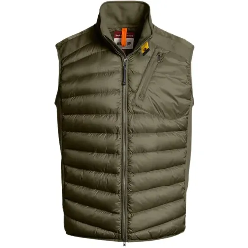 Vests, male, , Size: L Sleeveless Down Jacket - Parajumpers - Modalova