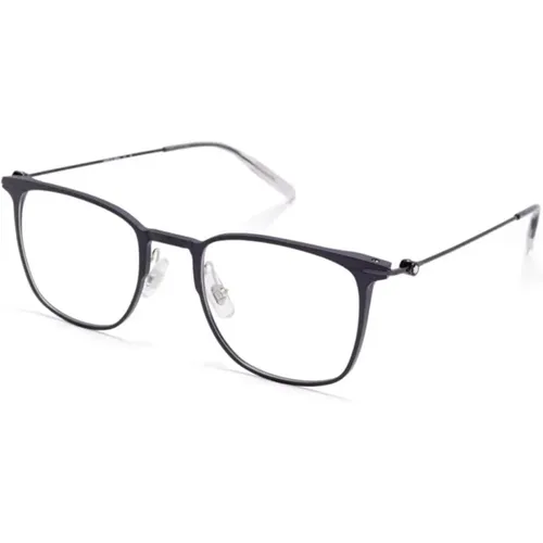 Glasses, male, , Size: 51 MM Mb0356O 004 Optical Frame - Montblanc - Modalova