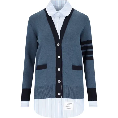 Stylish Cardigan for Men , female, Sizes: 3XS, 2XS - Thom Browne - Modalova