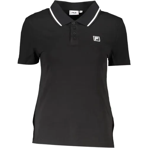 Polo Shirts, female, , Size: S Contrast Polo with Logo Detail - Fila - Modalova