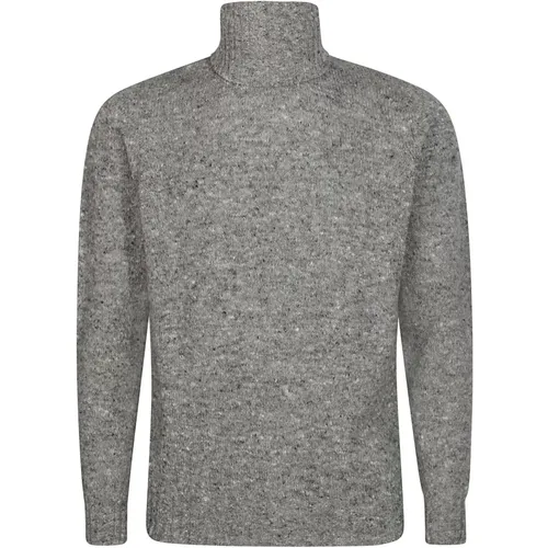 Turtlenecks, male, , Size: 2XL Cashmere Knit Sweater Dolcevita Style - Drumohr - Modalova