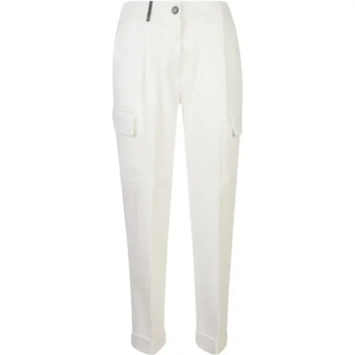 Trousers for Women Aw24 , female, Sizes: M, L - PESERICO - Modalova