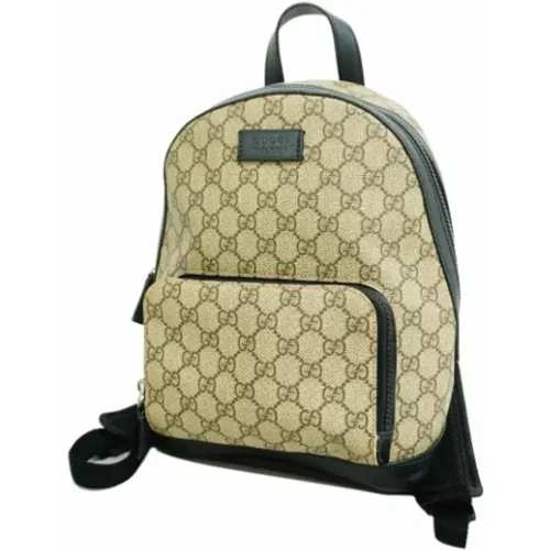 Pre-owned Backpacks, female, , Size: ONE SIZE Pre-owned Canvas gucci-bags - Gucci Vintage - Modalova