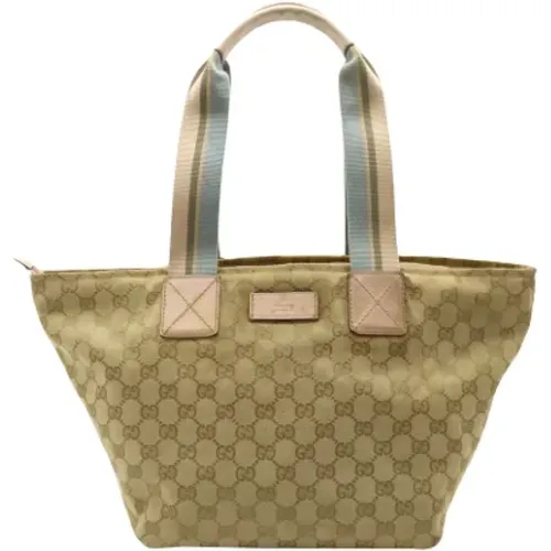 Pre-owned Tote Bags, female, , Size: ONE SIZE Pre-owned Canvas totes - Gucci Vintage - Modalova