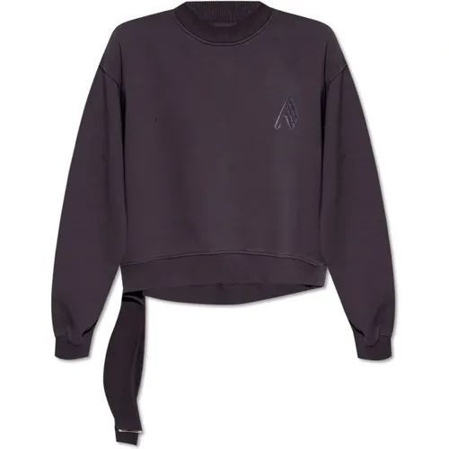 Oversize Baumwoll-Sweatshirt , Damen, Größe: 2XS - The Attico - Modalova