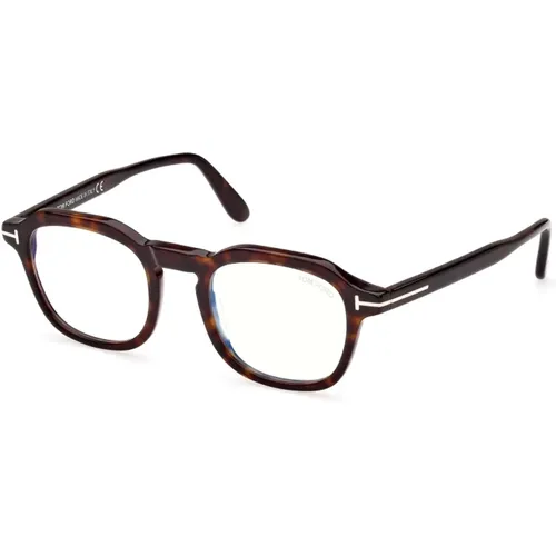 Minimalistic Square Frame Glasses , female, Sizes: 49 MM - Tom Ford - Modalova