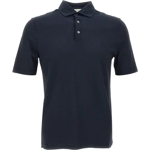 Navy Polo Shirt , male, Sizes: XL - Filippo De Laurentiis - Modalova