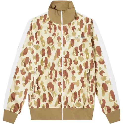Camouflage Zip Jacket , male, Sizes: 2XS, S - Palm Angels - Modalova