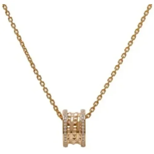 Pre-owned Jewellery, female, , Size: ONE SIZE Pre-owned Rose Gold necklaces - Bvlgari Vintage - Modalova