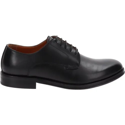 Leather Mens Lace-up Shoes , male, Sizes: 10 UK - Nerogiardini - Modalova