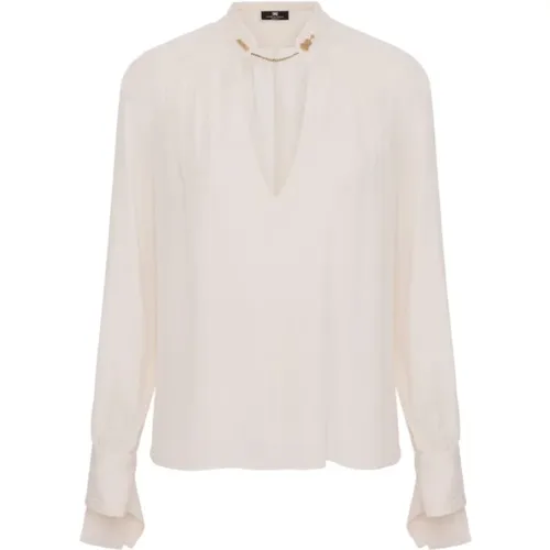 Stylish Shirt , female, Sizes: S, L, M - Elisabetta Franchi - Modalova