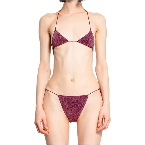 Lumiere Microkini Halterneck Low-Waisted Bikini , Damen, Größe: M - Oseree - Modalova