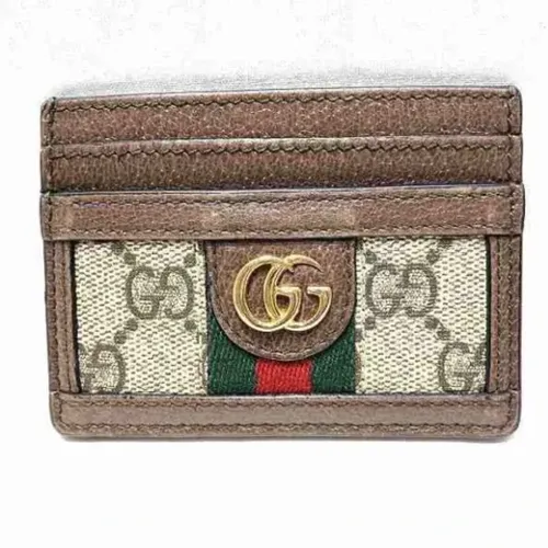 Pre-owned Wallets, female, , Size: ONE SIZE Pre-owned Leather wallets - Gucci Vintage - Modalova