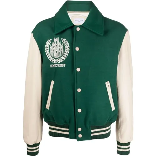 Bomber Jackets, male, , Size: XL Varsity College - Family First - Modalova