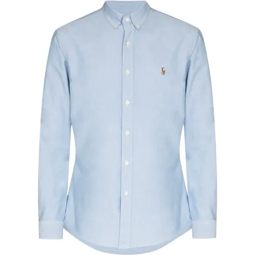 Blaues Langarm-Sportshirt,Weißes Sportshirt Langarm - Polo Ralph Lauren - Modalova