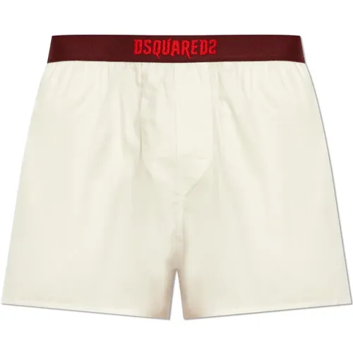 Pyjamas, male, , Size: S Pajama bottoms with logo - Dsquared2 - Modalova