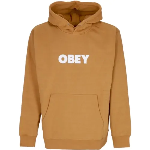 Hoodies, male, , Size: XL Bold Hood Premium Fleece Sweatshirt - Obey - Modalova