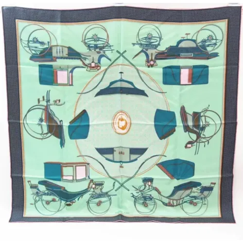 Pre-owned Scarves, female, , Size: ONE SIZE Pre-owned Silk scarves - Hermès Vintage - Modalova