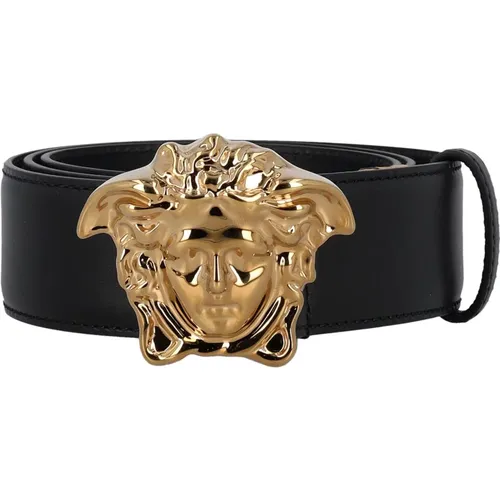 Gold Medusa Belt , male, Sizes: 95 CM - Versace - Modalova