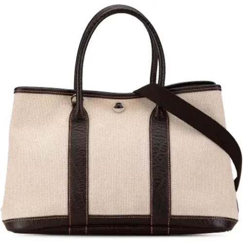 Pre-owned Tote Bags, female, , Size: ONE SIZE Pre-owned Canvas handbags - Hermès Vintage - Modalova