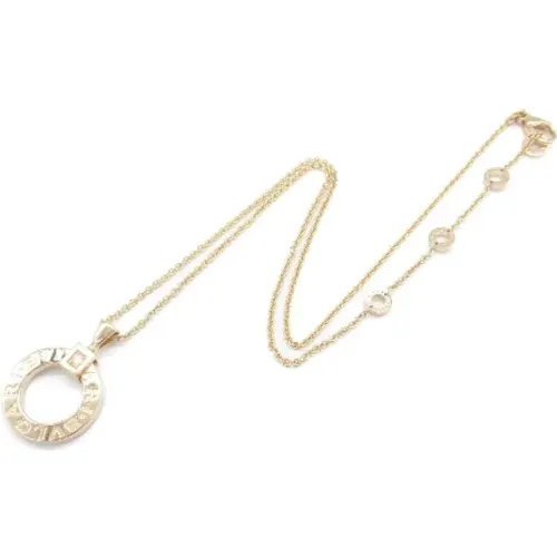 Pre-owned Metal necklaces , female, Sizes: ONE SIZE - Bvlgari Vintage - Modalova