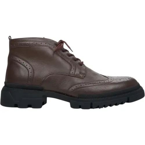 Herren Saddle Ankle Boots aus echtem Leder Er00111991 - Estro - Modalova