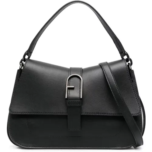 Handbags, female, , Size: ONE SIZE Flow Top Handle M - Furla - Modalova