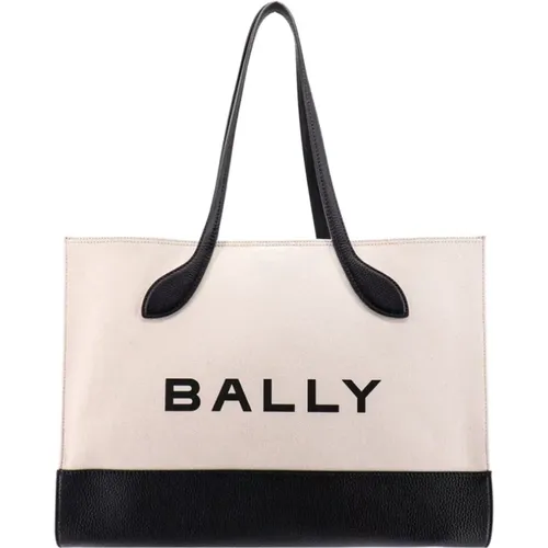 Beige Tasche mit Logo-Druck Bally - Bally - Modalova
