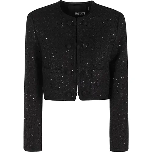 Boucle Crop Jacke - ROTATE Birger Christensen - Modalova