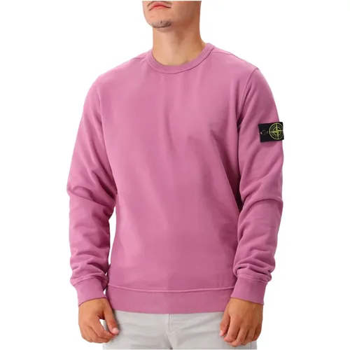 Rose Quartz Fleece Pullover - Stone Island - Modalova