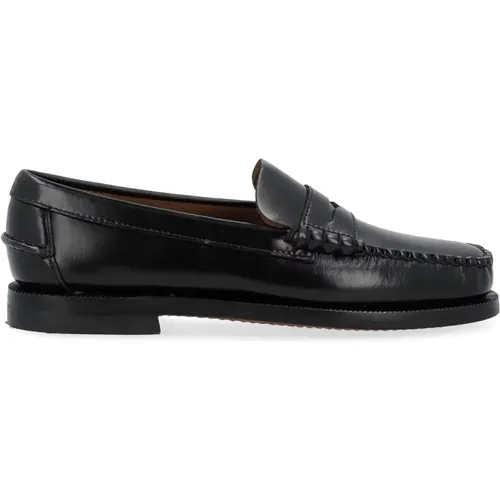 Classic Dan Womens Leather Moccasin , female, Sizes: 4 1/2 UK, 7 UK, 5 UK, 8 UK, 3 UK, 4 UK, 6 UK, 7 1/2 UK, 5 1/2 UK - Sebago - Modalova