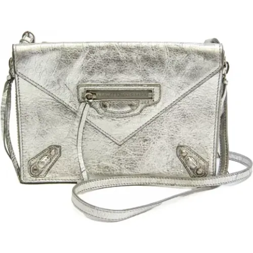 Pre-owned Cross Body Bags, female, , Size: ONE SIZE Pre-owned Leather shoulder-bags - Balenciaga Vintage - Modalova