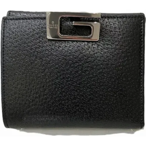 Pre-owned Wallets, male, , Size: ONE SIZE Pre-owned Leather wallets - Gucci Vintage - Modalova