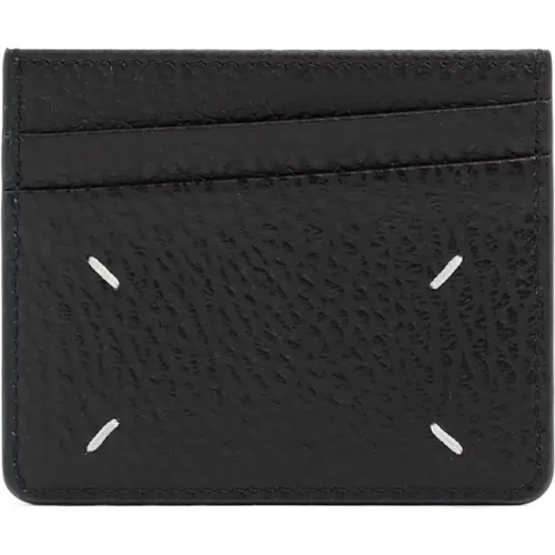 Leather Card Holder , male, Sizes: ONE SIZE - Maison Margiela - Modalova