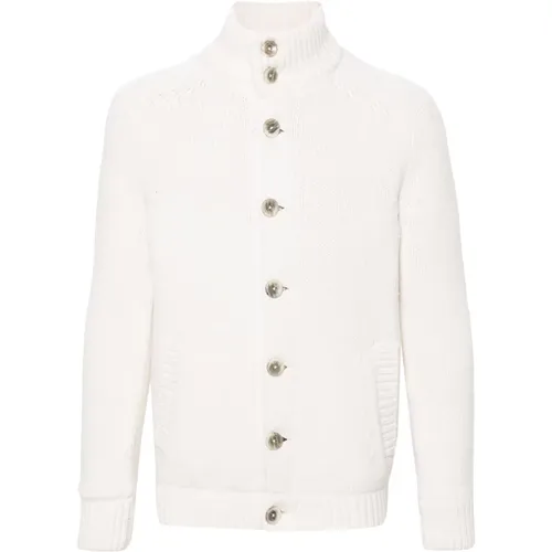 Cremeweiße Cardigan Jacke Herno - Herno - Modalova