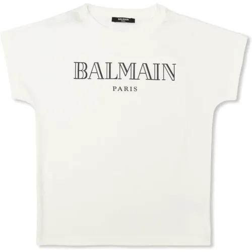 T-Shirt mit Logo Balmain - Balmain - Modalova