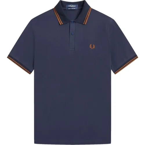 Twin Tipped Polo Navy/Ice - Fred Perry - Modalova