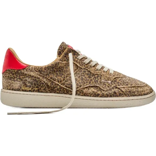 Animal Print Sneakers , female, Sizes: 3 UK - Hidnander - Modalova